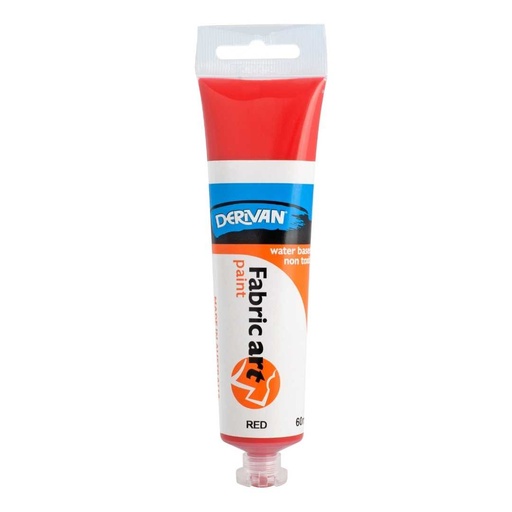 [1FA60PR]  FABRIC ART PAINT 60ML RED