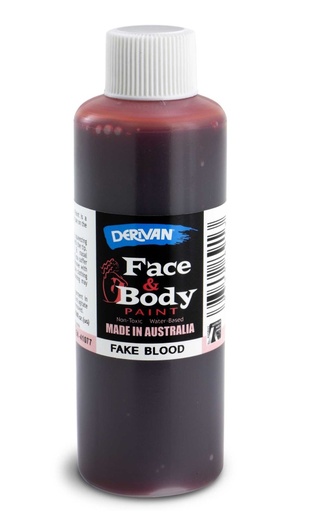 [1FB135]  DERIVAN FACE PAINT FAKE BLOOD 135ML