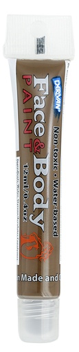 [1FP12BR]  FACE & BODY 12ML TUBE BROWN