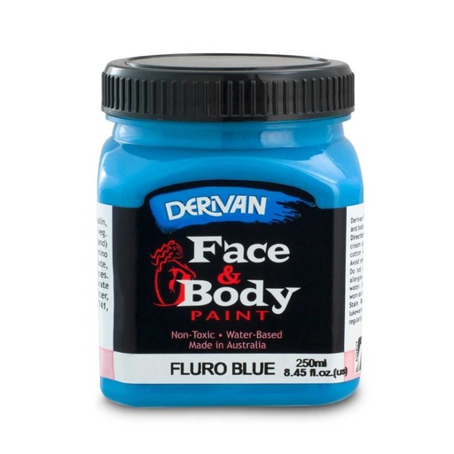 [1FP2FBL]  FACE PAINT 250ML FLURO BLUE