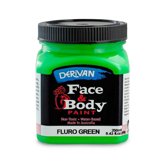 [1FP2FG]  FACE PAINT 250ML FLURO GREEN