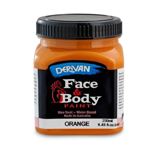 [1FP2O]  FACE PAINT 250ML ORANGE
