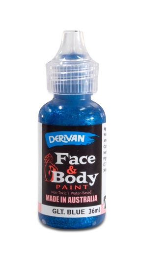 [1FP3GBL]  FACE PAINT 36ML GLITTER BLUE