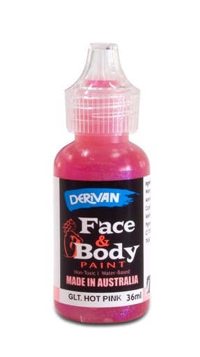 [1FP3GHPI]  FACE PAINT 36ML GLITTER HOT PINK