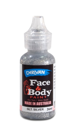 [1FP3GSI]  FACE PAINT 36ML GLITTER SILVER