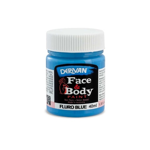 [1FP4FBL]  FACE PAINT 40ML FLURO BLUE
