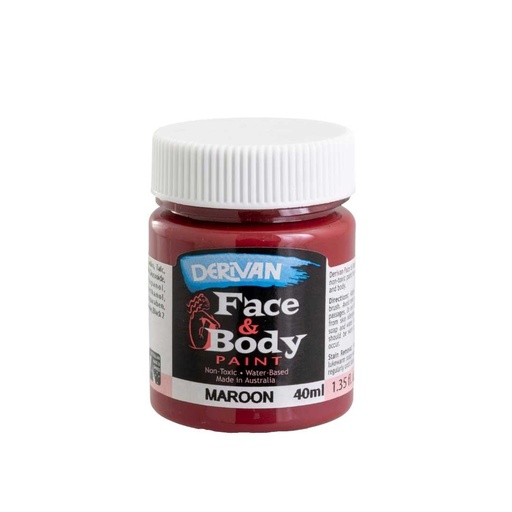 [1FP4MR]  FACE PAINT 40ML MAROON
