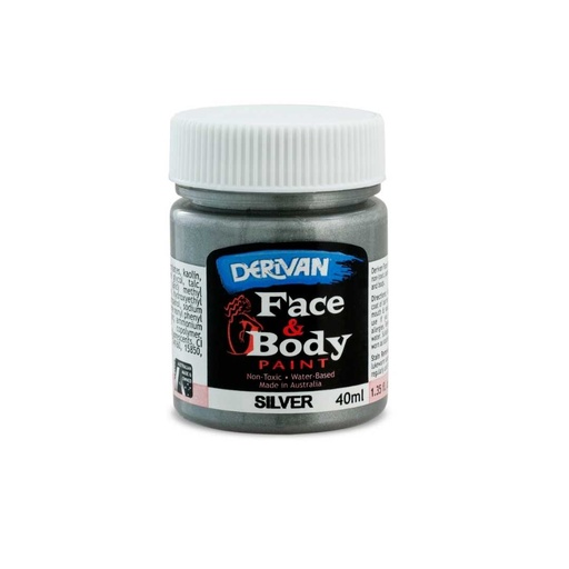 [1FP4MSI]  FACE PAINT 40ML METALLIC SILVER