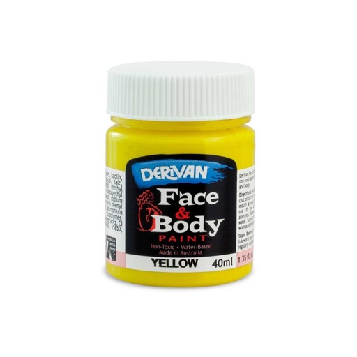 [1FP4Y]  FACE PAINT 40ML YELLOW