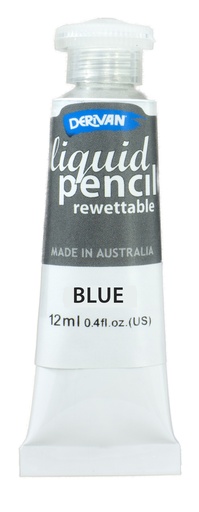 [1LP12RBL]  LIQUID PENCIL 12ML REWETTABLE BLUE