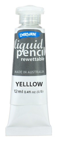 [1LP12RY]  LIQUID PENCIL 12ML REWETTABLE YELLOW
