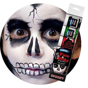 [1PFPSHA]  FACE PAINT SET SPOOKY