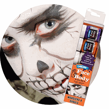 [1PFPSMG]  FACE PAINT SET MONSTERS & GHOULS