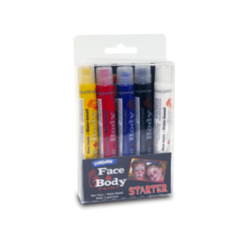 [1PFPSST12]  FACE PAINT 5X12ML STARTER SET