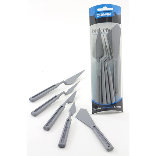 [1PPKF1]  DERIVAN PAINTING KNIFE SET 1