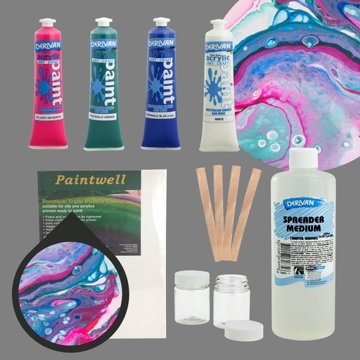 [1PXAPSTWR]  REGULAR ACRYLIC POURING SET TWILIGHT