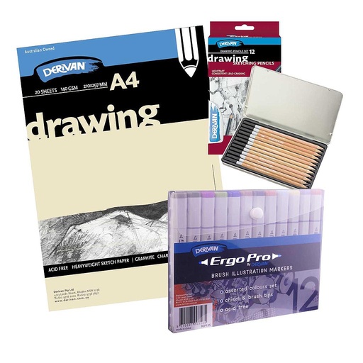[1PXEPIDS]  ERGO PRO ILLUSTRATION DRAWING SET