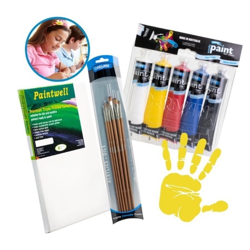 [1PXKBASS]  KIDS BASIC ACRYLIC STARTER SET