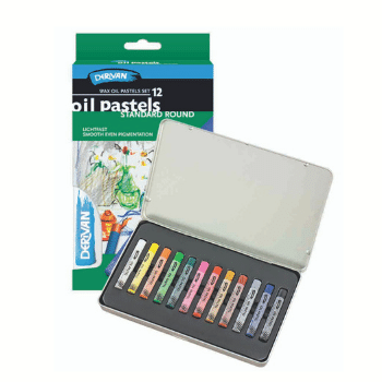 [1PXSKOP]  DERIVAN SKETCHBOOK & OIL PASTELS SET