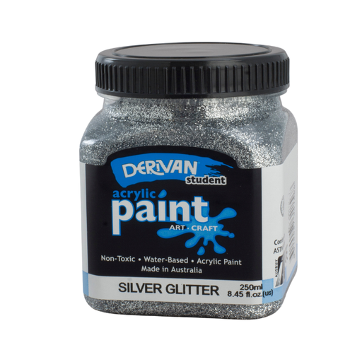 [1S25GSI]  STUDENT 250ML SILVER GLITTER xx