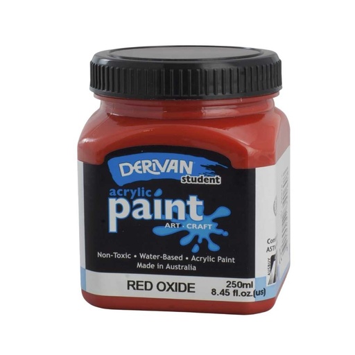 [1S25RO]  STUDENT 250ML RED OXIDE xx
