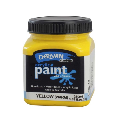 [1S25Y]  STUDENT 250ML YELLOW (WARM) xx