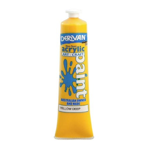 [1S7YD]  STUDENT 75ML YELLOW DEEP