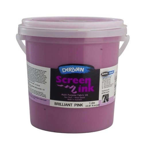 [1SI1BRPI]  SCREEN INK 1LT BRILLIANT PINK