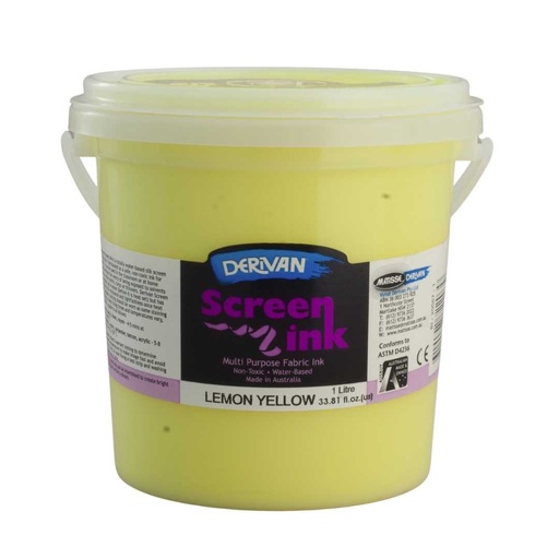 [1SI1LY]  SCREEN INK 1LT LEMON YELLOW