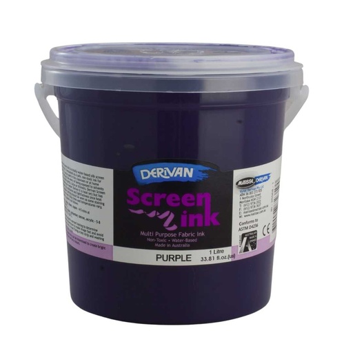 [1SI1P]  SCREEN INK 1LT PURPLE