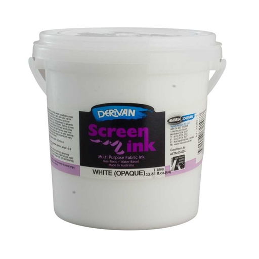 [1SI1W]  SCREEN INK 1LT WHITE