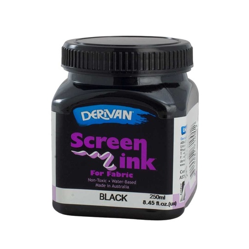 [1SI2BK]  SCREEN INK 250ML BLACK
