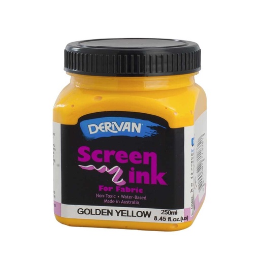 [1SI2GY]  SCREEN INK 250ML GOLDEN YELLOW