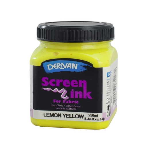 [1SI2LY]  SCREEN INK 250ML LEMON YELLOW