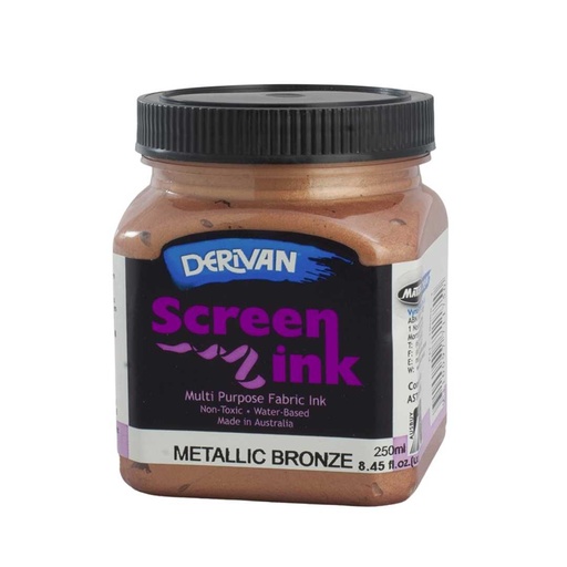 [1SI2MBZ]  SCREEN INK 250ML METALLIC BRONZE