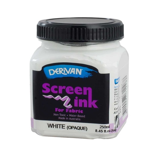 [1SI2W]  SCREEN INK 250ML WHITE